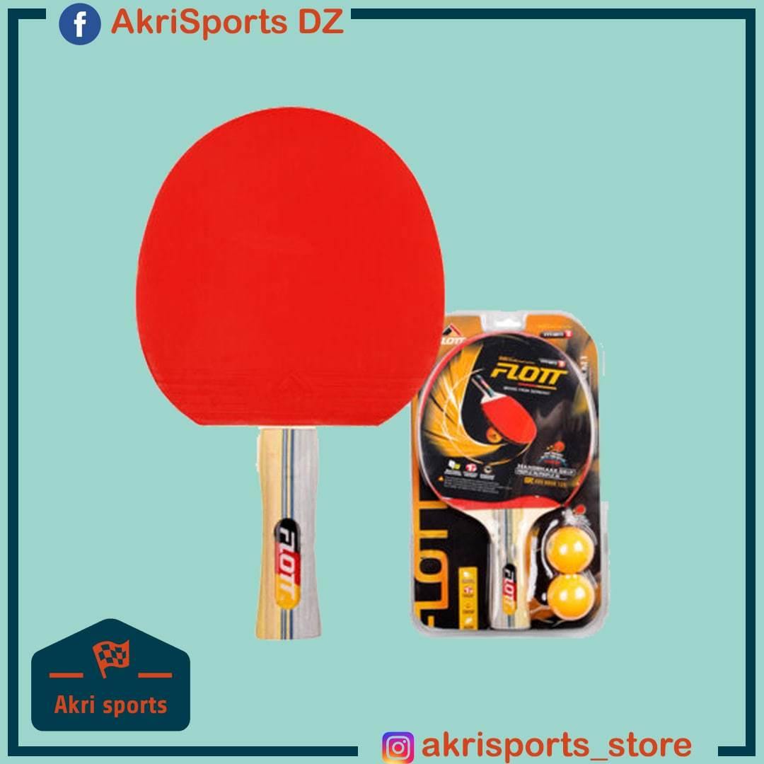 Raquette de Ping Pong FLOTT à picots (1 raquette + 2 balles) - AkriSportsDZ™