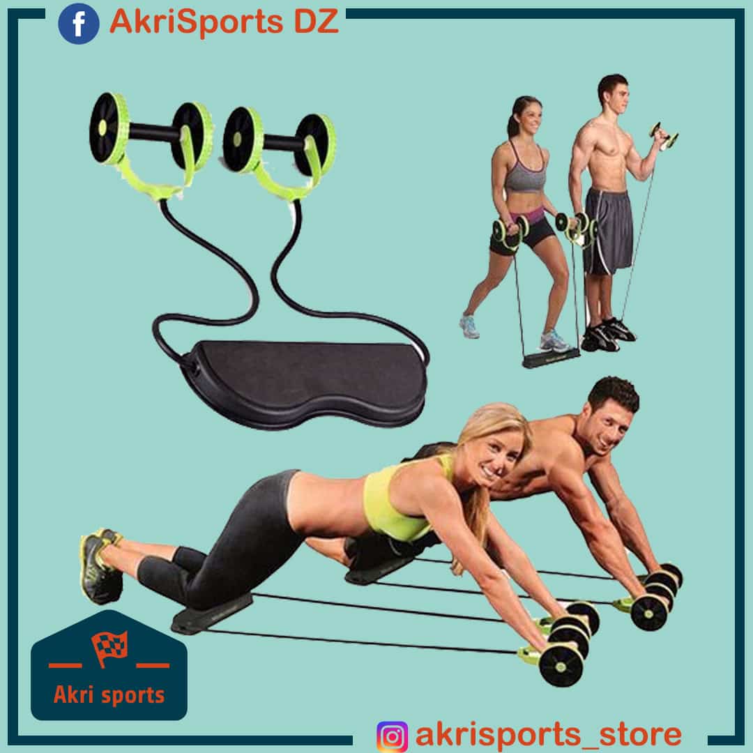 Revoflex Xtreme Appareil Abdominaux Extrême – Noir - Vert - AkriSportsDZ™